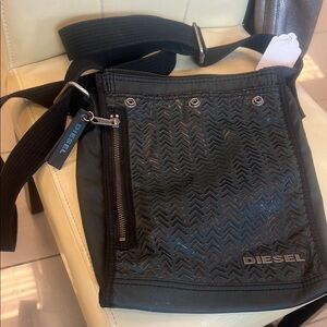 Diesel Black Men's Crossbody Bag
